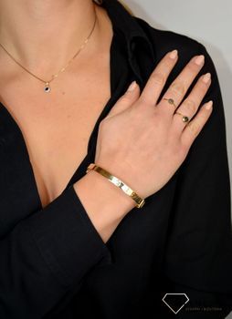 Złota zawieszka DIAMENT 585 okrągła szafir, diamenty P 330SAP Y 💎 Złota okrągła zawieszka wykonana z najwyższej jakości złota próby 585 (1).JPG